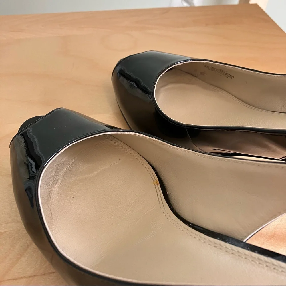 Andrew Stevens black patent leather Francesca heels, women’s size 7.5, worn once - Picture 11 of 14